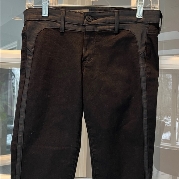 Ag Goldschmied Jeans Size 26 Black The Jackson Contour Tuxedo Skinny - Picture 5 of 6